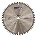 IRWIN Tools Classic Series Carbide Table/Miter Circular Saw Blade, 10-Inch, 60T (15370)