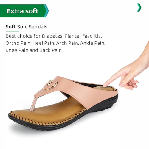 Image of ORTHO JOY Fancy doctor Slipper for women | Fancy Comfortable & Stylish Ortho Slipper for women