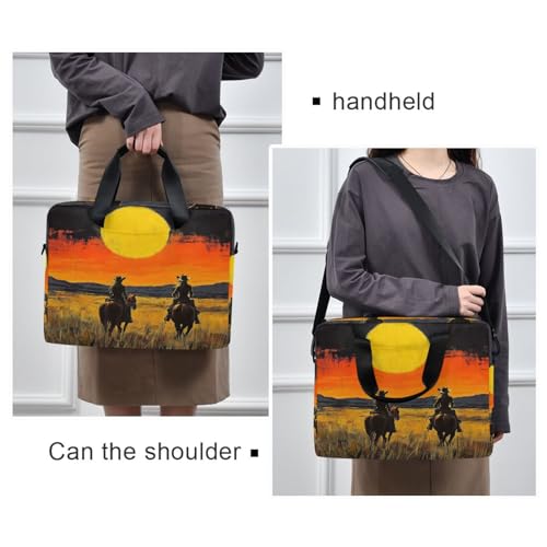 Bolso para laptop crossbody 15.6 pulgadas vintage miniatura 2
