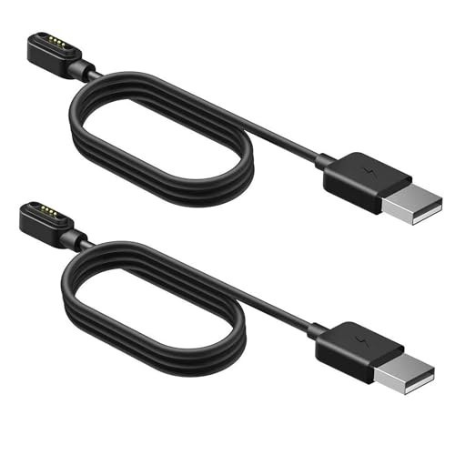Chargeur pour montre OVV Kids Lamshaw câble USB magnétique noir lot de 2