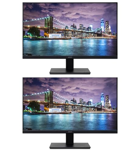 Image of Acer Vero V7 V277 E BMIPX 27 inch 1080P Full HD IPS 100 Hz 4 ms Backlit Widescreen LCD Monitor, 2-Pack Bundle with Eye Care, VGA, HDMI, DisplayPort, Integrated Speakers