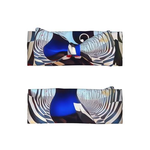 The bird of surrealism Baby Headbands Soft Nylon Hairbands with Stretchy Bows Girls Hair Accessories for Newborn Infant Toddler Kids2