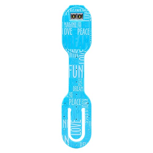 Gifts for Readers & Writers Flexilight USB Rechargeable 2-in-1 LED Reading Light, Blue Words - Image 2