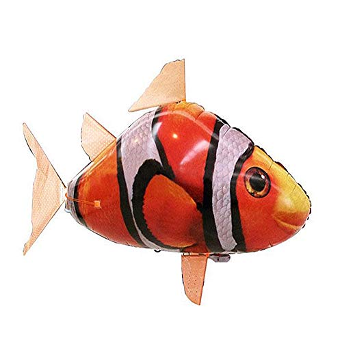 Preisvergleich Produktbild Mitrc Fernbedienung Hai Fernbedienung Spielzeug Luft Fisch Schwimmen Infrarot Fernbedienung Ballon Clown Fisch Spielzeug Kinder Party Geschenk Ornamente Diese Option trägt kein Helium,Goldfish