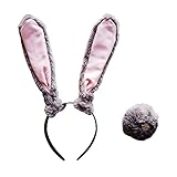 AXVJKRTU Cosplay judy hopps Halloween Roleplay ears tail