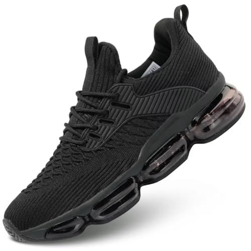 Image of Socviis Men's Air Cushion Running Shoes Breathable Tennis Fashion Sneakers Non Slip Workout Casual Sport Shoes Gym Training Comfortable Walking Shoes