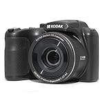 KODAK Pixpro Astro Zoom AZ255 - Fotocamera digitale Bridge da 16 MP, Zoom Ottico 25X, Video HD 1080p, Grandangolo 24 mm, Stabilizzatore Ottico, Schermo LCD 3" - Nero