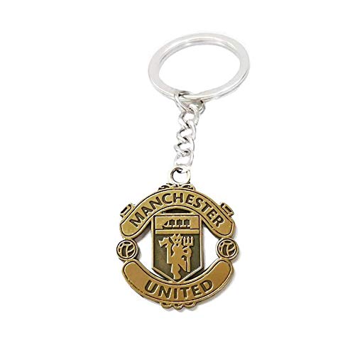 Football Club Team Logo Keychain Premium Metal Pendant Keychain for Football Fans(Manchester United)