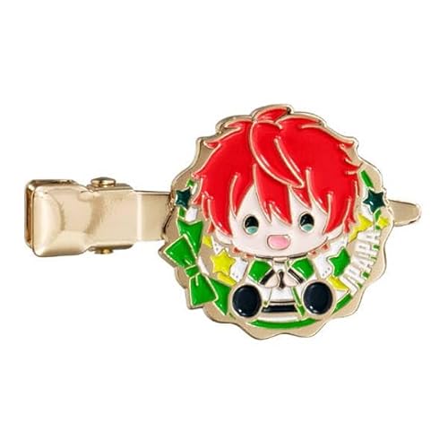 【じゃぱぱ】カラフルピーチ メタルヘアクリップ