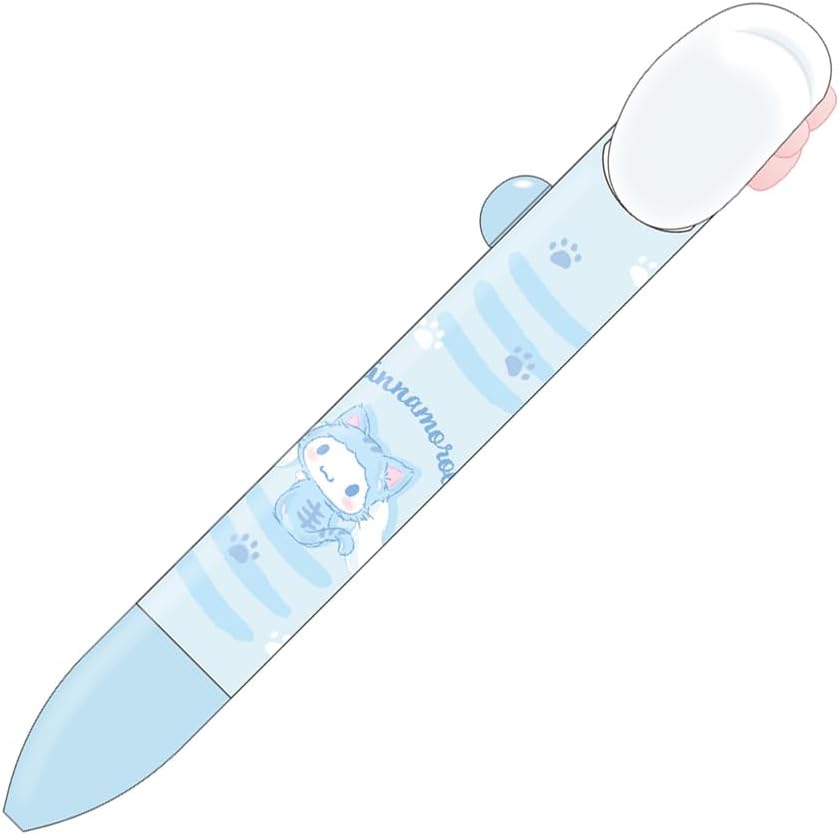 funbox Sanrio 24519301 Oil-based Ballpoint Pen, Cat Hand, Action Pen, Cinnamoroll