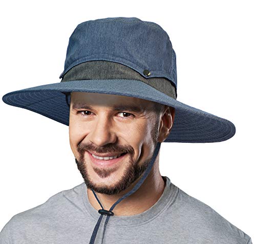 Solaris Wide Brim Boonie Hat W/Removable Crown Uv Protection Outdoor Hiking Garden Hats #TOP10
