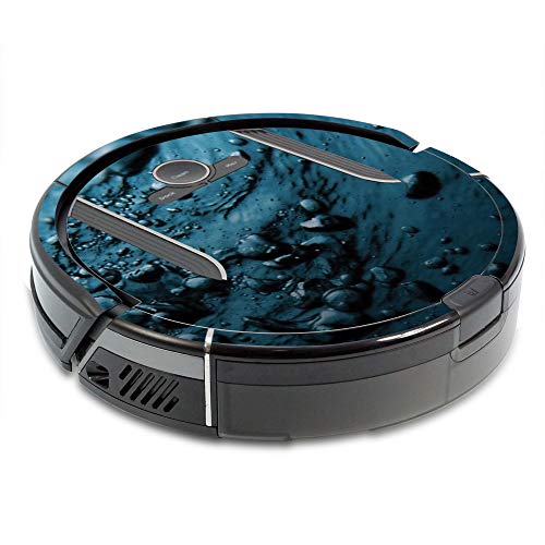 Image of MightySkins Skin Compatible with Shark Ion Robot R85 Vacuum Minimum Coverage - Blue Storm | Protective, Durable, and Unique Vinyl wrap Cover | Easy to Apply, Remove | Made in The USA
