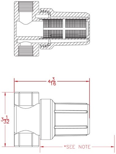 Banjo Single Union Poly Valve UV150FP