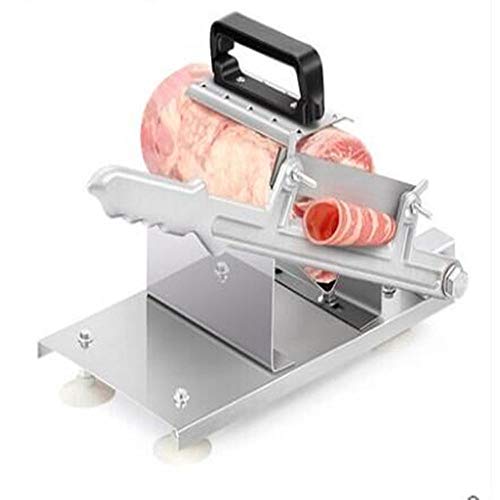 aufschnittmaschine Manuelle gefrorene Fleischschneider Edelstahl Fleischschneider Rindfleischarmton Rolle Fleischkäse…