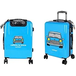 Maletas Cállate La Boca Cállate la Boca Maleta de Cabina Azul Coche 39 x 22 x 57 cm
