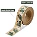 JarThenaAMCS Christmas Packing Tape 1.9 Inch x 55 Yard Green White Xmas Tree Winter Snowflake Decorative Sticky Wrapping Tape for DIY Crafts Small Business Sealing Boxes Mail Boxes (Brown Kraft)