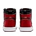Nike Jordan Men's 1 Retro High OG Patent Bred Black/Varsity Red-White (555088 063) - 10