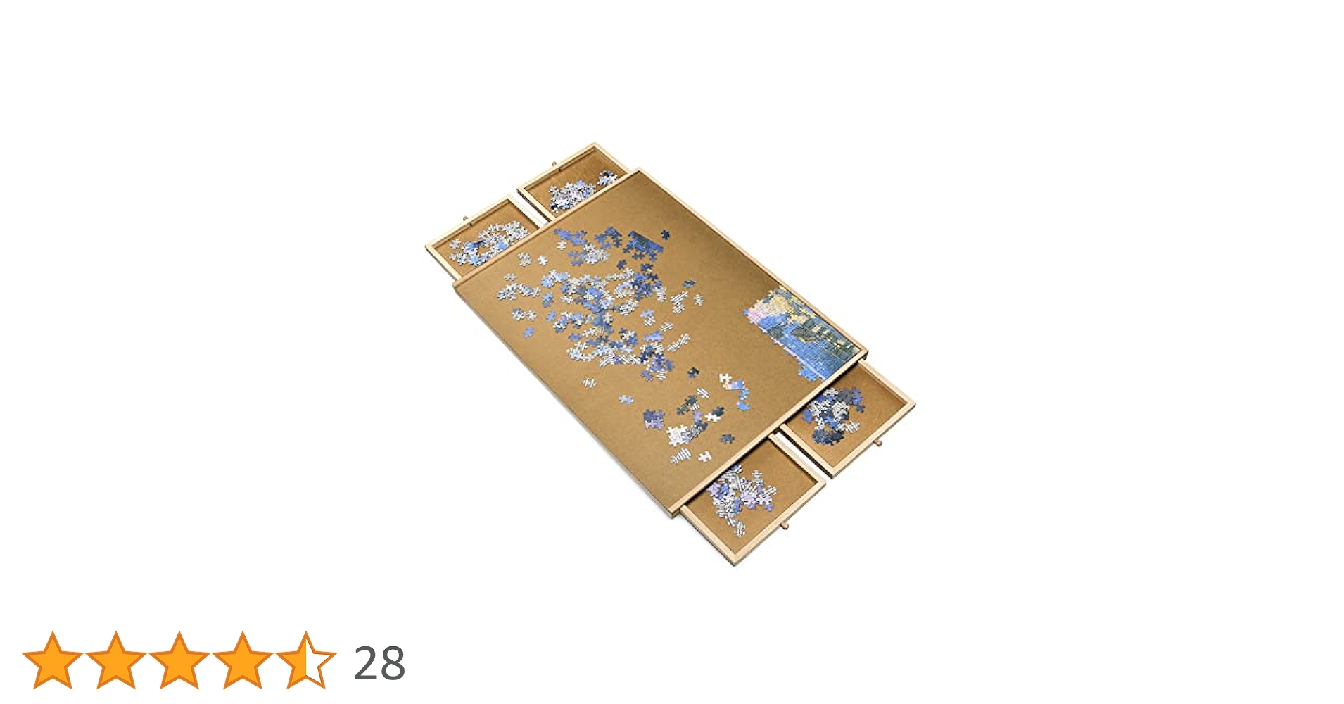 1000ピース 木製パズルボード(収納トレイ付) Amazon.co.jp: YISHAN 1000ピース 木製ジグソーパズルボード