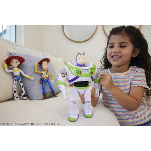Mattel Große Disney Pixar Buzz Lightyear-Actionfigur, ca. 31 cm, super bewegliche, detailgetreue Sammelfigur aus dem Toy Story Space-Film… – Ansicht 3