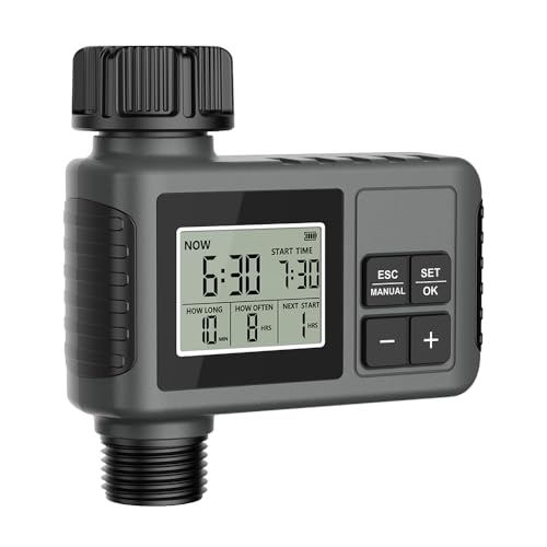 Programador Riego,Riego Automatico,Temporizador Riego Automatico,Resistente al Agua IPX5,Utilizar...
