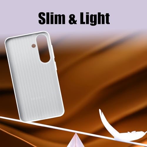Image of AIBEX Protective Back Case Cover Compatible for Samsung S23| Camera & Body Protection| Shockproof,Scratch Resistant| Mag-Saf Wireless Charging Support - White