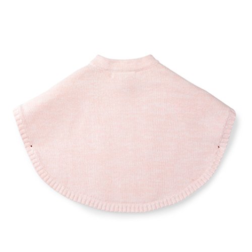 Hope & Henry Girls' Sweater Cape Heather Pink #TOP5