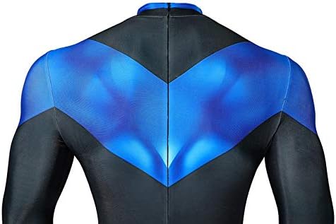 Miniatura 6 de Bailu Disfraz de superhéroe de Halloween para cosplay, overol Zentai, enterizo de elastano, estilo 3D para adultos
