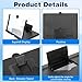 2026 New Big Screen Phone Magnifier, 3D HD Screen Amplifier with Foldable Stand, Portable Mobile Phone Magnifier Projector for Videos，Movies & Gaming, Universal Compatible with All Smartphones