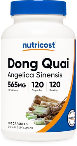 Nutricost Dong Quai (565mg) 120 Capsules Angelica Sinensis Gluten-Free