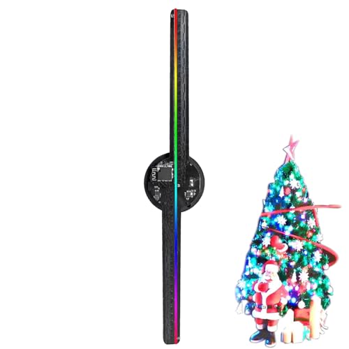 3D Hologramm Fan Mit Einer Auflösung Von 2000X224 Feiertags Projektor Display-Fan Mit 41,91 cm Bildschirm - Für Bar Shop Halloween Animation Weihnachten Bild Video