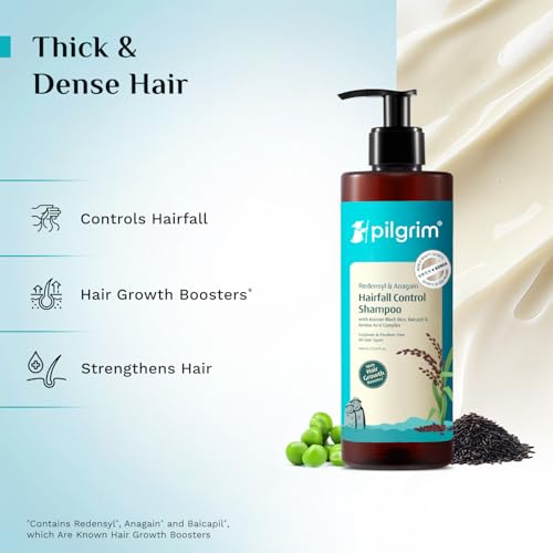 Pilgrim Redensyl & Anagain Hairfall Control Shampoo 400ml - Image 4