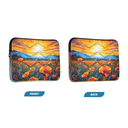 Funda Protectora para Laptop 13-14 Pulgadas Flores Acuarela miniatura 2