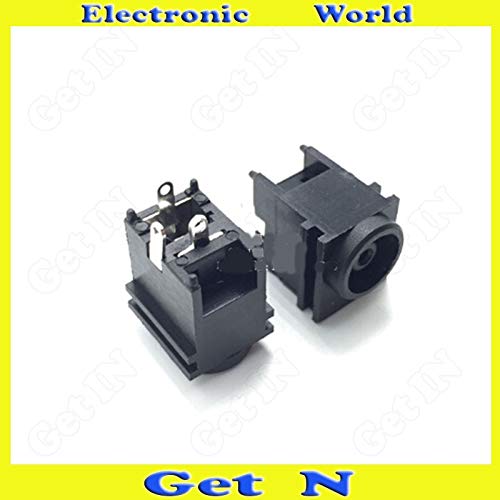 Gimax 100pcsDC-079 1.3mm Upright Type 3-Pin DC Power Socket Receptacle DC Power Connector