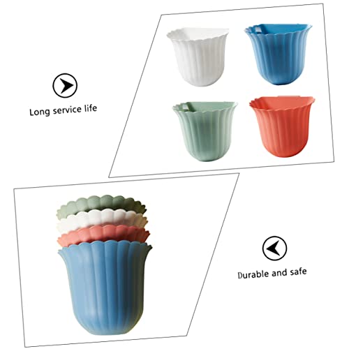 Caneca de basura rectangular para cocina, colgante 4 pcs miniatura 6