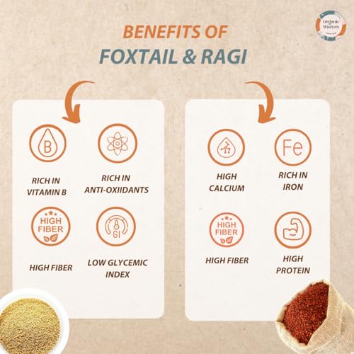 Image of Wisdom Roots Ragi & Foxtail Millet Noodles Combo Pack, 384g each |Tastemaker Inside | No Maida, MSG or Refined Oil|Rich in Calcium, Protein & Fiber|Healthy Instant Noodles