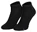 Produktbild Piarini 3 Paar Merino Socken - Herren Damen - Sneakersocken mit 68% Merinowolle - Atmungsaktive Socken Schwarz 43 44 45 46