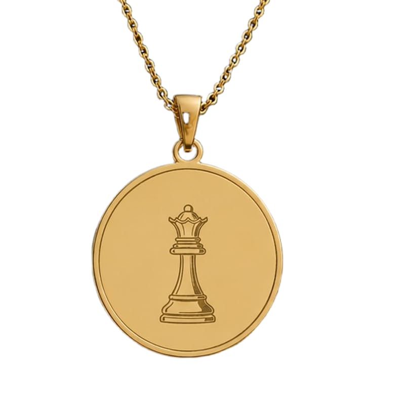 Collier reine des échecs argent anti-oxydation pour en finir avec les bijoux ternes qui noircissent