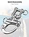 HZSIFU 4pcs Snap Shackle for Sailing Halyard, 3.5 Inch Clevis Swivel Jaw, 316 Stainless Steel Quick Release for Sailing Rigging Shackles Marine Hardware