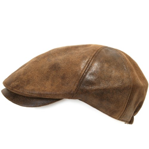 Ililily New Men¡¯S Flat Cap Vintage Cabbie Hat Gatsby Ivy Caps Irish Hunting Hats Newsboy With Stretch Fit - 001-1, Light Brown #TOP2