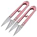 Aexit Dark Pink Tools Grip Thread Clip Tailor Yarn Spring Scissors Stitch Cutter Shears & Scissors 2
