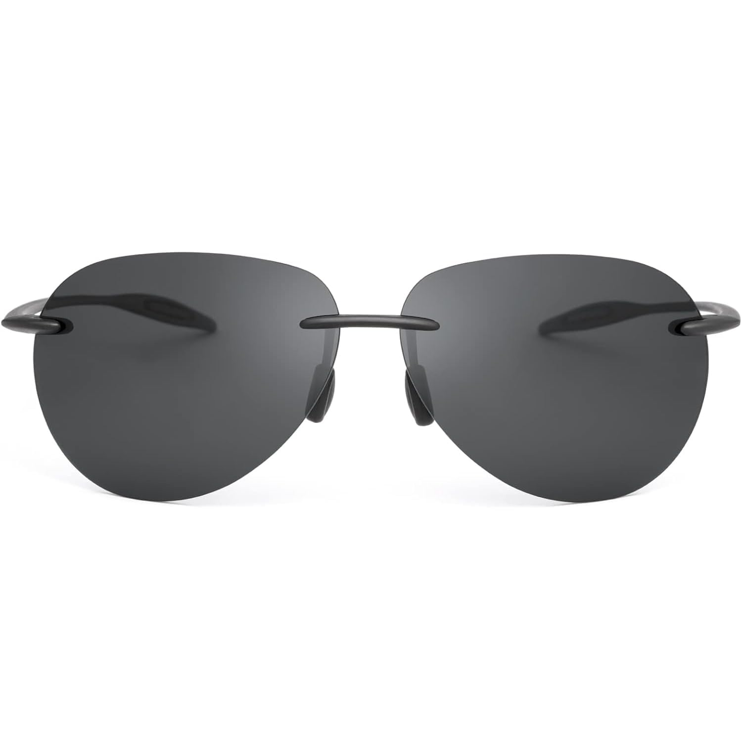 Xspring Polarize Güneş Gözlüğü, Çerçevesiz UV400 Koruma Klasik Aviator Güneş Gözlüğü, Erkekler için Katlanabilir Şık Aviator Güneş Gözlüğü, Sürüş veya Açık Hava Etkinlikleri için Kadın Güneş Gözlüğü