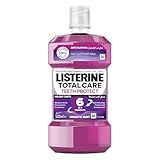 LISTERINE Total Care Milder Taste Mouthwash 500 ml - Advanced Formula for Complete Oral Health, Fresh Breath, and Stronger Teeth, Ideal for Daily Use and Sensitive Mouths