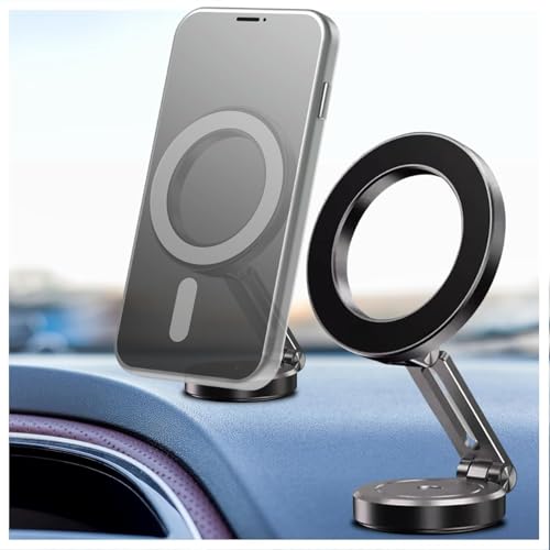 Image of Regor Magnetic for Car Dashboard | Hands-Free Phone Holder | 360 Adjustable Car Mount |Holder for All Smartphones iPhone Android - Black