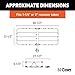CURT 18145 48 x 20-Inch Basket Hitch Cargo Carrier, 500 lbs Capacity, Black Steel, 1-1/4, 2-In Adapter Shank