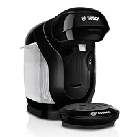 Bosch Tassimo Style friendly Kapselmaschine TAS112E, über 70 Getränke, geeignet für alle Tassen, vollautomatisch, nachhaltig, platzsparend, 1400 W, schwarz – Ansicht 1