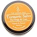 The Animal Bar Turmeric Salve for Dogs & Cats – Organic Turmeric & Calendula | Lick-Safe First Aid & Healing for Red Skin, Minor Wounds, Inflammation, Hot Spots & Itchy Skin | Vet Formulated | 2oz