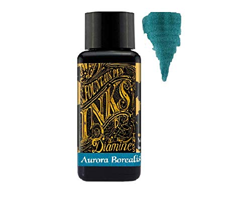 Diamine - 30Ml Fountain Pen Ink - 3 Pack - Oxblood & Earl Grey & Aurora Borealis #TOP3