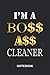 Produktbild I'm A Boss Ass Cleaner Notebook: 6x9 inches - 110 graph paper, quad ruled, squared, grid paper pages  Greatest Passionate working Job Journal  Gift, Present Idea