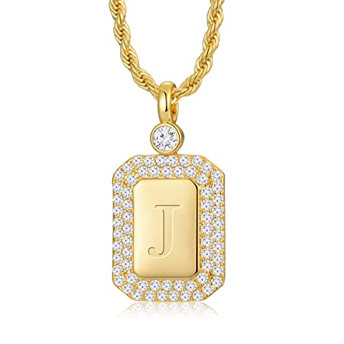 Gorgeous Gold Initial Necklaces for Women and Girls by Poekio