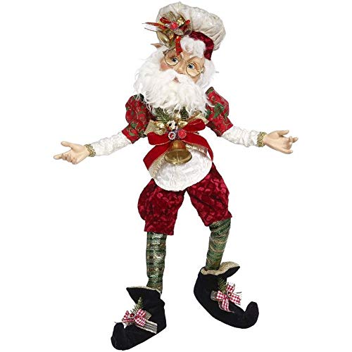 Mark Roberts 2020 Collection North Pole Bell Ringer Elf, Medium 17.5-Inch Figurine #TOP18